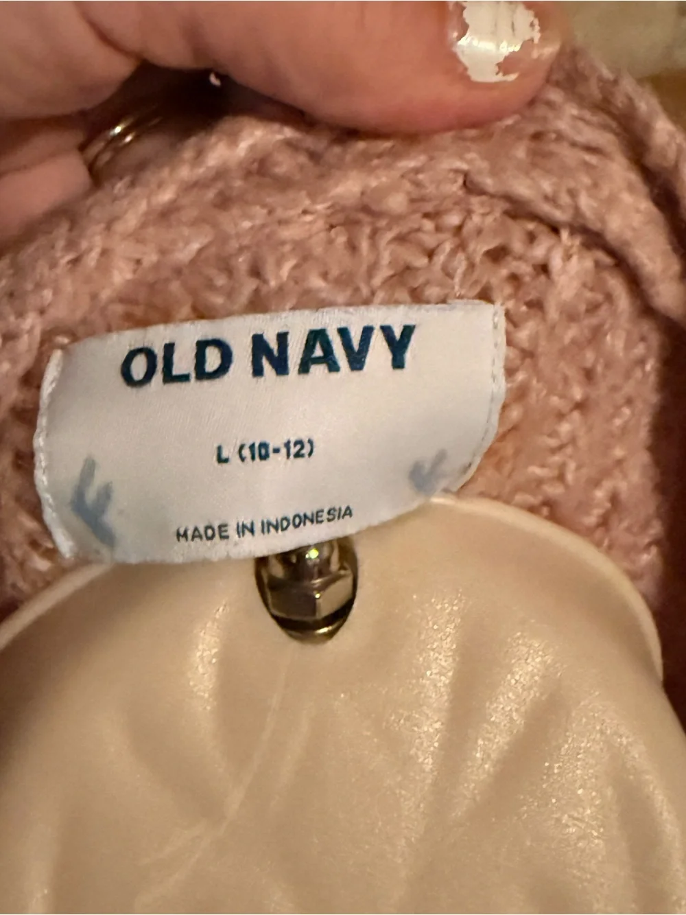 Old Navy cozy pink